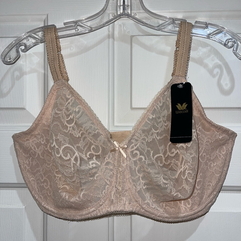 Wacoal Women's Lace Bra - Beige/Nude NWT 38G